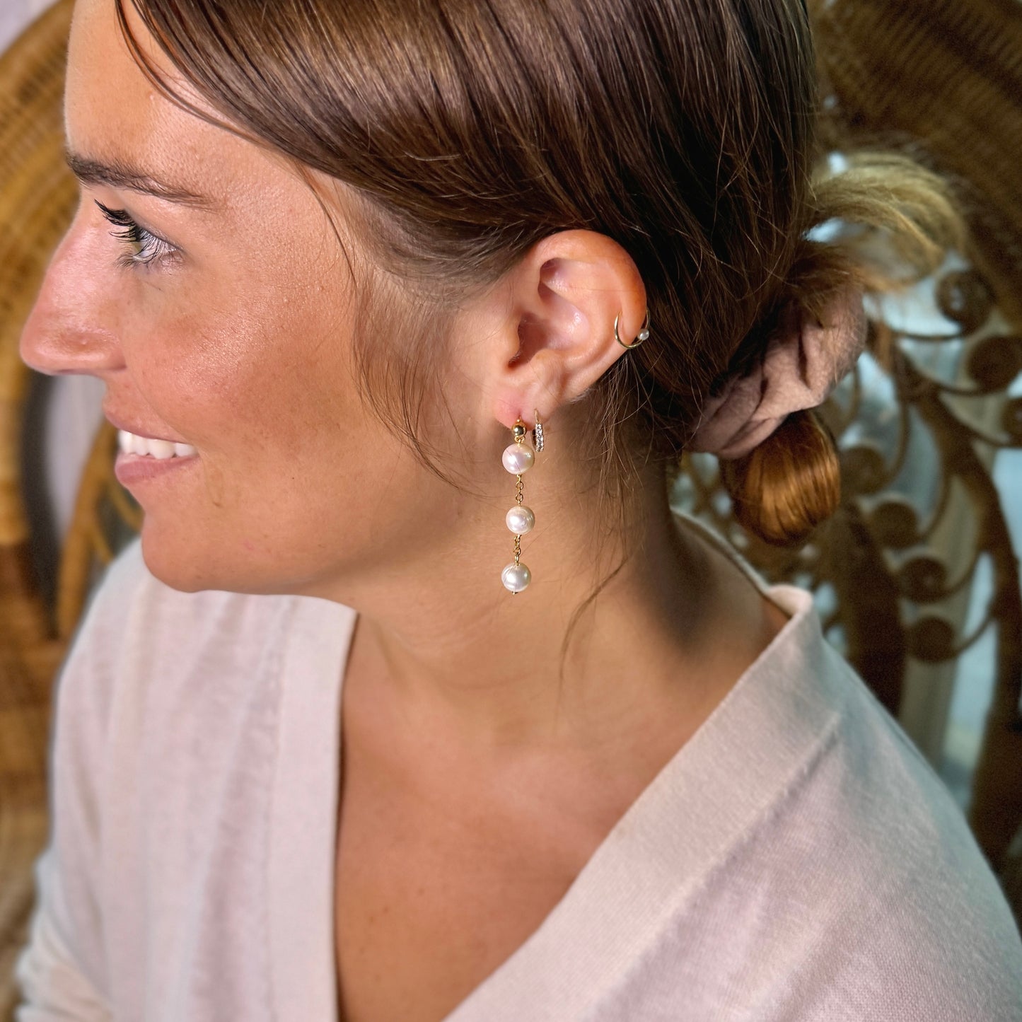 The Pearl Drop Earrings