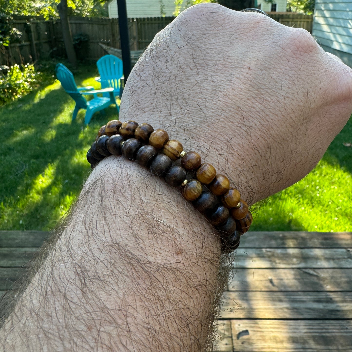 The Wood Bracelet Duo