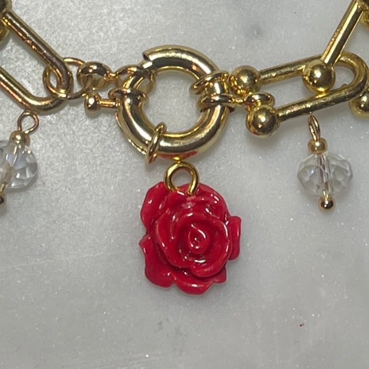 The Red Rose Charm 🌹