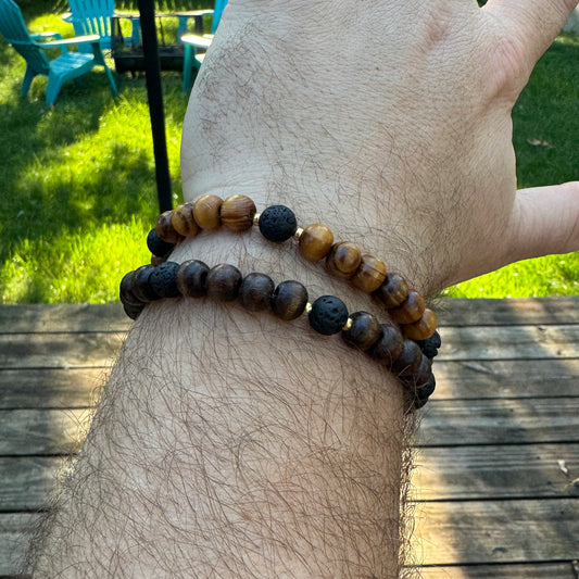 The Lava Wood Bracelet