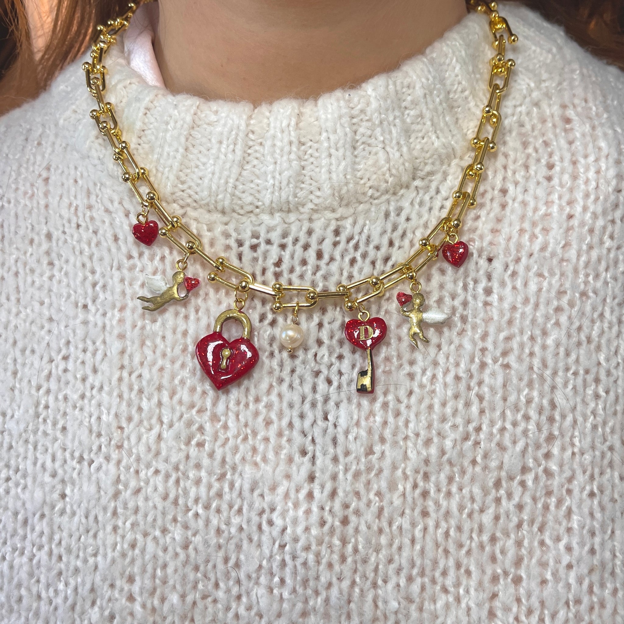 The Stupid Cupid Charm Necklace