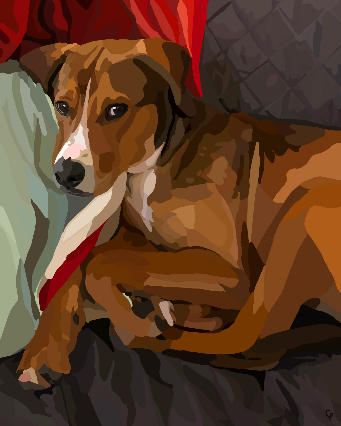 The CaraCustom Pet Portrait Digital Download