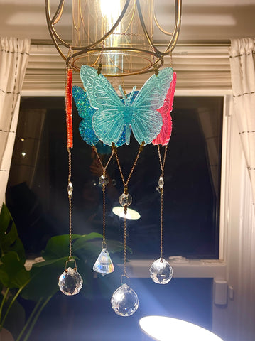 The Butterfly Crystal Suncatcher